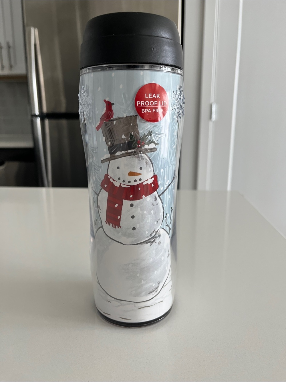 NEW BPA free Holiday Snowman Insulated Tumbler